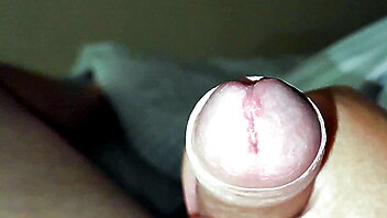 British foreskins, chubby amateur tease, slow motion masturbation, teases hubby, teasing foreskin