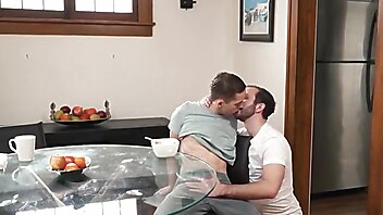 Gays stepson fucked by stepfather, young rimming, gay hole rimming, getting fuck, dad rimmed, smooth bareback twinks
