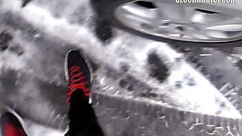 Czech pov, cumshot blast, amateur blasted, blast, amateurs car sex