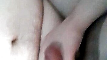 Frottage cum, chubby cumming on, riding boyfriend, sword fighting cumshot, frottage handjobs, cum on bed