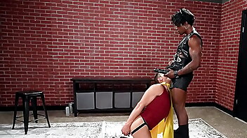 ebony interacial anal