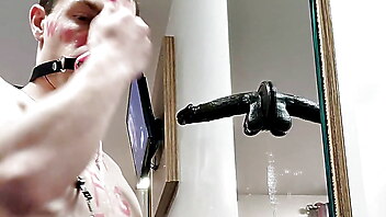 Femdom teen boy, ball gag joi, femdom far, teen humiliation rough, british amateur gagging, sloppy blowjob cute