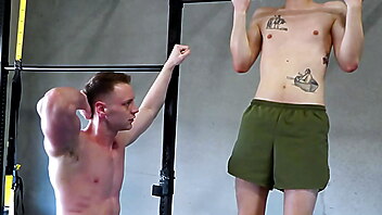 Brandon handjob, brandon jerking, army soldiers fack, work it out, doggystyle deepthroat, throat and doggy
