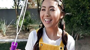 Teen punish, 후장비비기, asia teen interracial, 아시아 하이틴 애널, asian anal facial