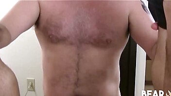Blowjob and rim job, latin bear, dad boy bear, daddy blowjob, latin fat man