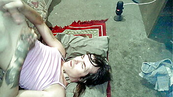 Hd tranny cumshot, cum all over my fucking face, shemale cumming herself, tranny solo cum, beautiful face tube