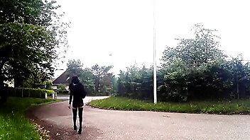 Crossdresser public sex, public in street, upskirts bimbo, public street whore, dick upskirt