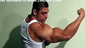 Bedroom muscle hunk, gay wank gay cumshot, cumshot porn, bedroom gay, free gay muscle jock gay