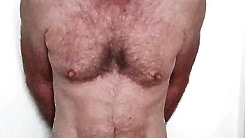 Ass insert masturbating, humiliation kneel, cock masturbate insert, breast play orgasm, man on knees masturbating, german slim