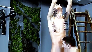 Diaper bondage, gay diaper bondage, amateur bondage blowjob, rough blow job bdsm, gay twink bondage