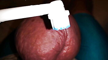 Handjob insertion, handjob urethral, amateur urethral, insertion cumshot, double cum cumshot