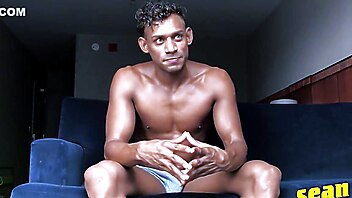 Interracial bareback muscle, muscled orgasm, men stroking cock, amateur big cock orgasm, interracial teasing, teen latina pov blowjob