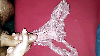 German panties, my girlfriend panties, panties cumshot sperm, german lingerie handjob, my girlfriend german