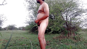 Indian squeeze, in the forest it is hot, desi nude sexy video, asian boobs pressed, hand job while naked